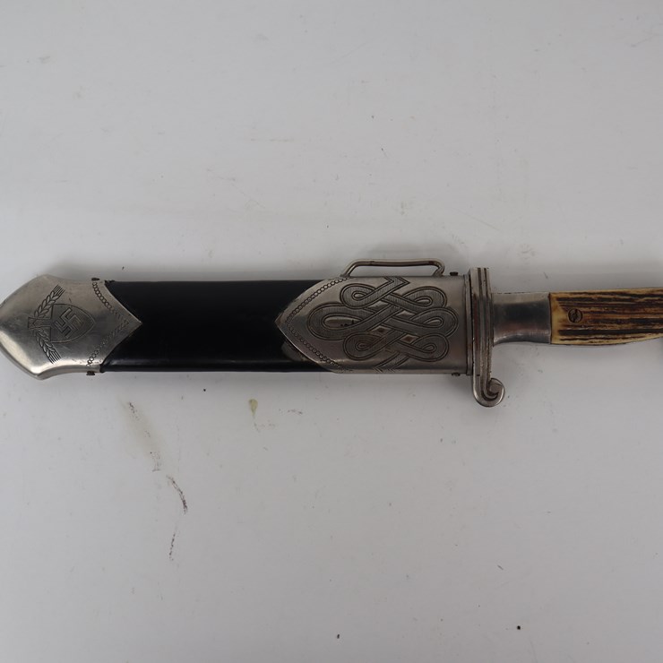 #83 • #4276 • WWII German RAD Hewer Dagger 10" Blade and 15" Overall Length