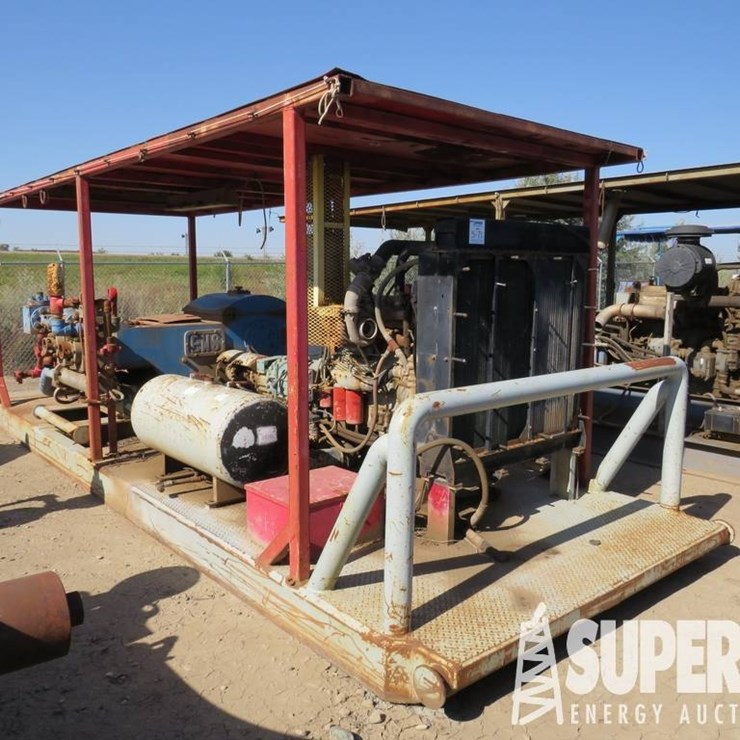 (5-71) EWS W-440 Triplex Mud Pump w/ Forged Steel