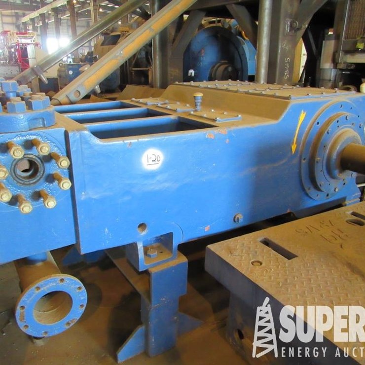 (1-20) NATIONAL JWS-400 Triplex Mud Pump w/ Forged
