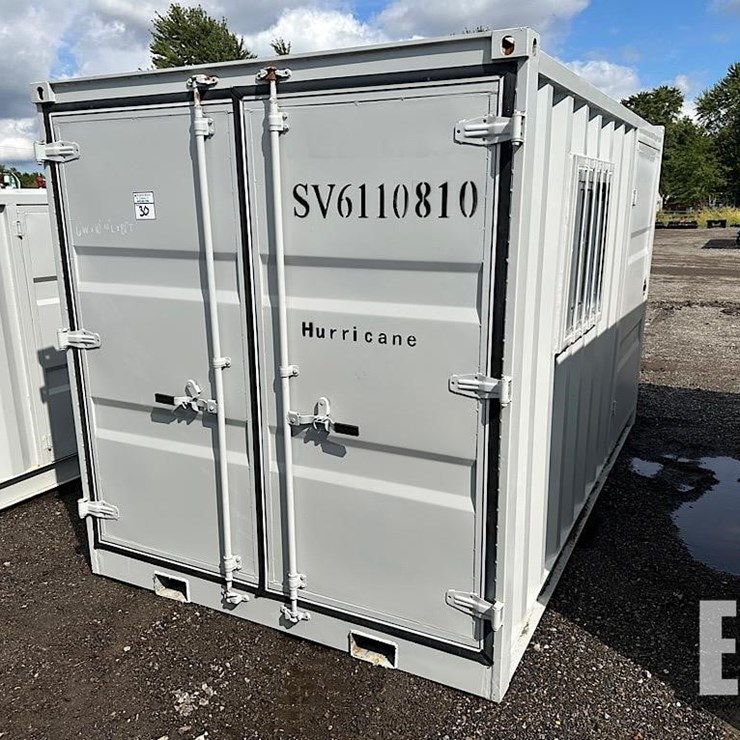 HURRICANE 6'X10'10"X81" SHIPPING CONTAINER