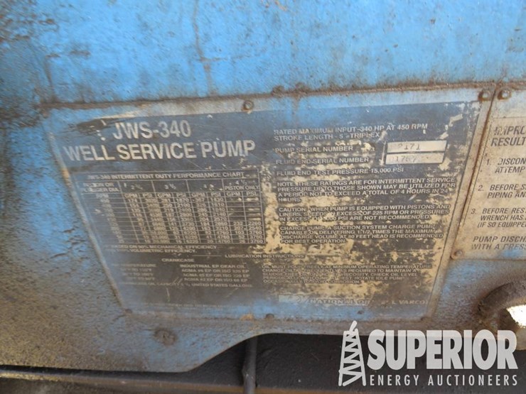 (5-76)-nov-jws-340-triplex-mud-pump,-s/n-62171,-w/-image-9