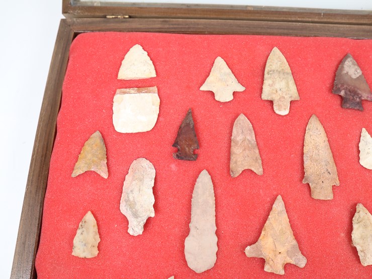 #106-•-#4176-•-(19)-framed-repaired-native-american-artifacts-image-3
