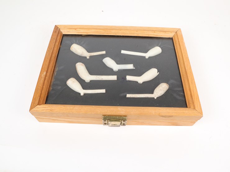 #37-•-#4188-•-(7)-framed-colonial-trade-pipes-image-1