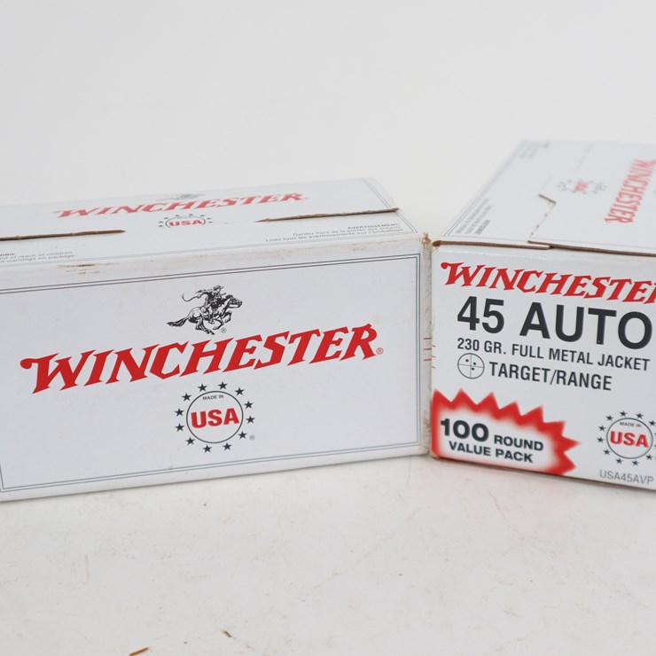 #91 • #4097 • (200rds) Winchester 45ACP Target FMJ Ammunition