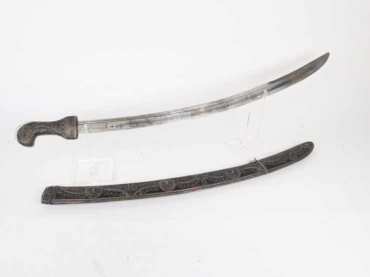 #32-•-#4339-•-20th-century-russian-caucasian-niello-silver-shashka-sword-image-1