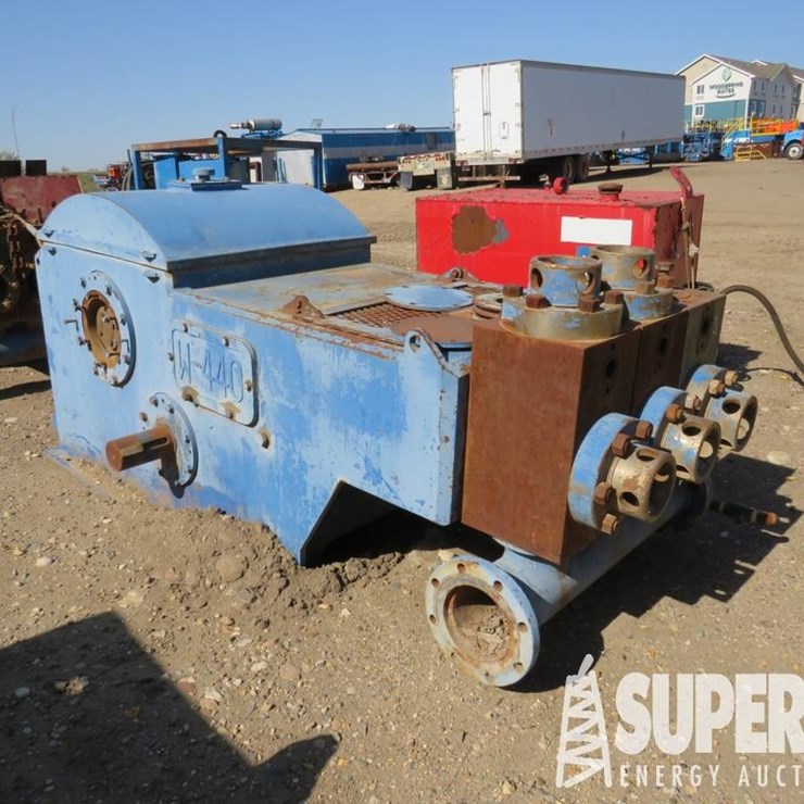 (5-83) EWS W-440 Triplex Mud Pump w/ Forged Steel
