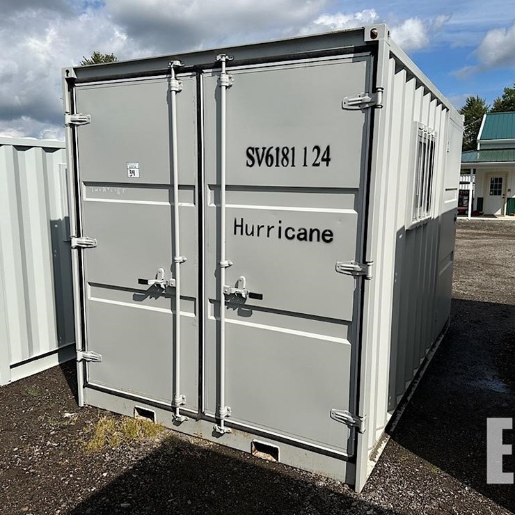 HURRICANE 7'X11'9"X8' SHIPPING CONTAINER