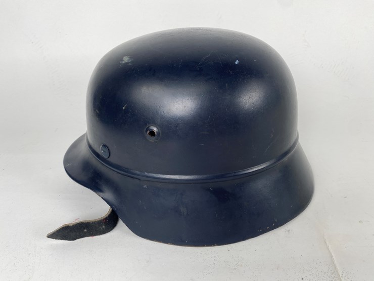 #55-•-#4355-•-wwii-german-m40-beaded-police-helmet-image-2