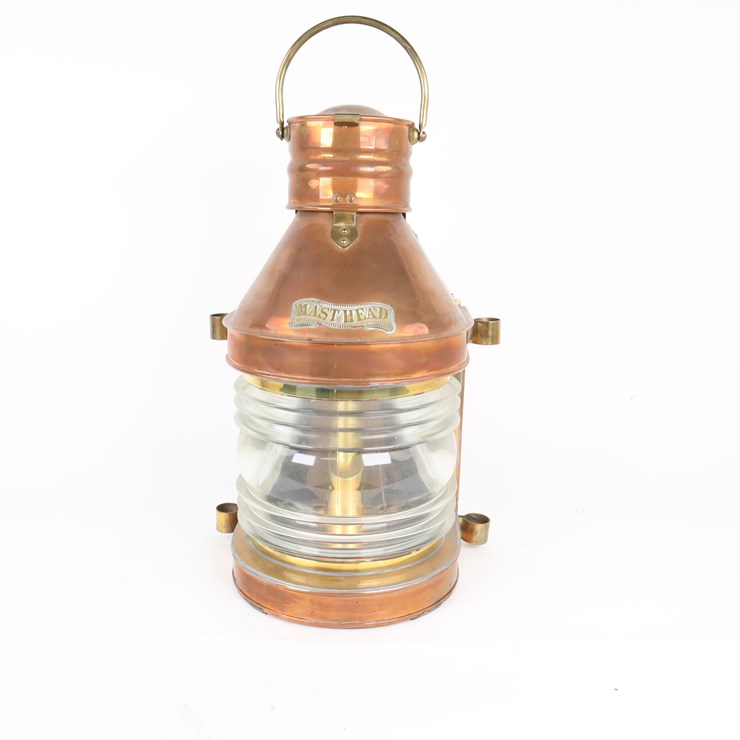 #17 • #4296 • Copper Masthead Nautical Lantern