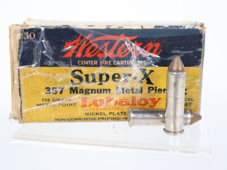 #41-•-#4014-•-(50rds)-vintage-1953-western-super-x-357-magnum-metal-piercing-ammo-image-1