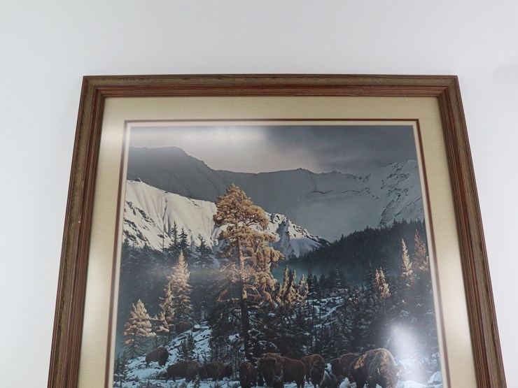#105-•-#4238-•-framed-"morning-thunder"-by-rod-frederick-limited-edition-signed-print-image-4