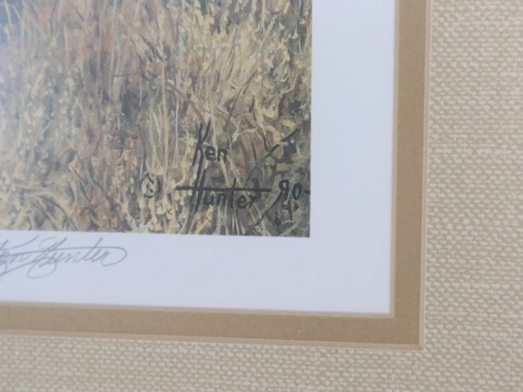 #70-•-#4237-•-framed-ken-hunter-bison-signed-print-for-national-parks-foundation-75th-anniversary-347/2000-image-3