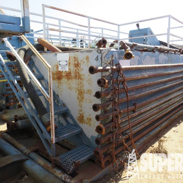 (5-89) 5'H x 7'4"W x 15'L 2-Compartment Mud Shaker