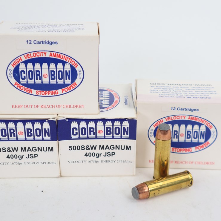#97 • #4103 • (46rds) CorBon 500 S&W MAG JSP Ammunition