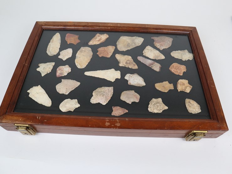 #107-•-#4178-•-(27)-framed-native-american-artifacts-image-1