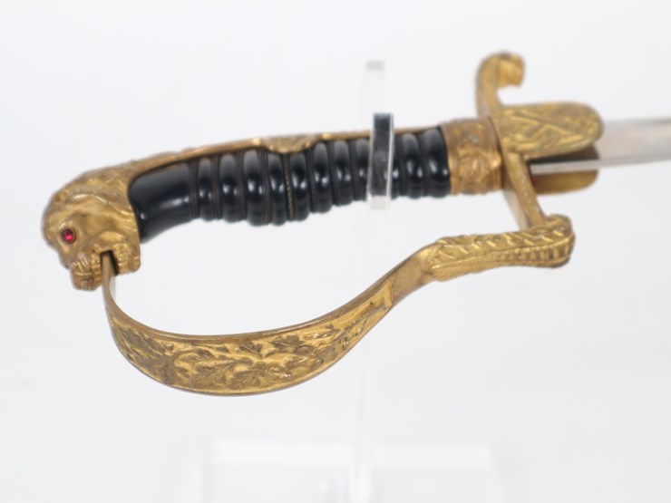#29-•-#4337-•-pre-wwii-german-military-lion-head-officer's-sword-with-ruby-eyed-lion-by-rich-a.-herder-image-2