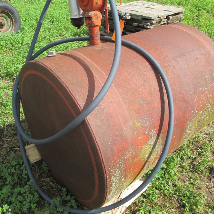 #5047 • 150 Gallon Fuel Barrel