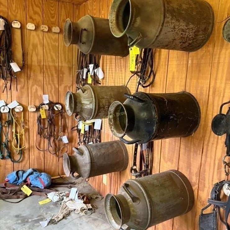 (6) Milk cans