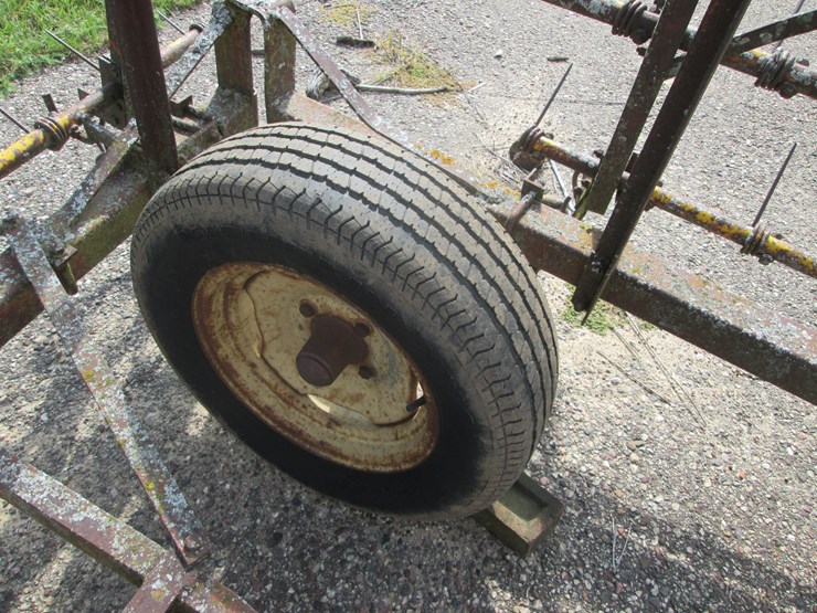 #5031-•-(4)-section-spring-tooth-drag-on-cart-image-5
