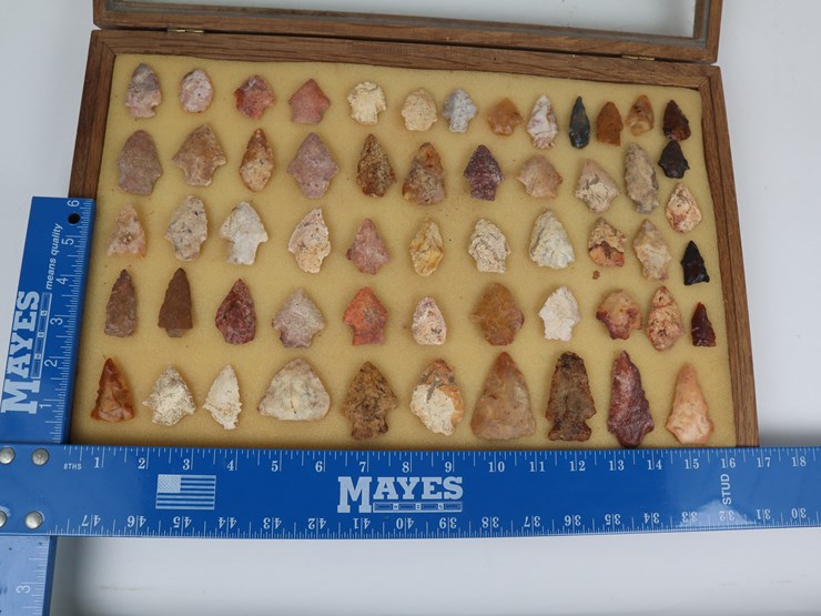 #68-•-#4174-•-(56)-framed-native-american-artifacts-image-2