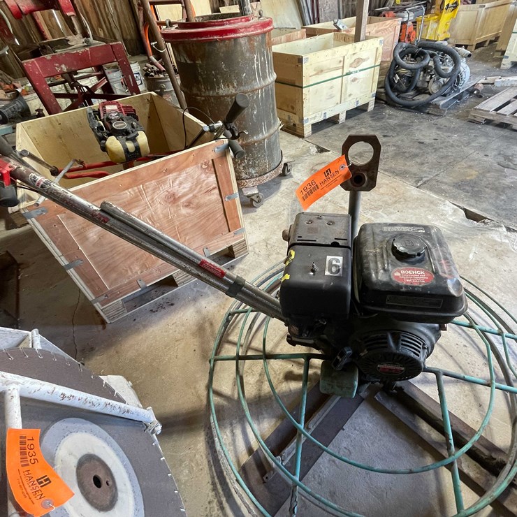 #1936 • Whiteman Concrete Finishing Machine
