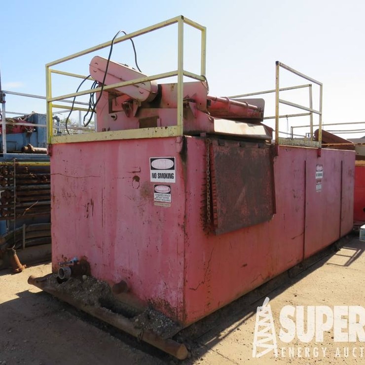 (5-91) 6'H x 8'W x 20'L 2-Compartment Mud Shaker T