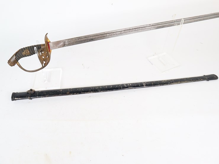 #56-•-#4340-•-wwi-german-officer's-sword-with-z-crest-maker-image-6