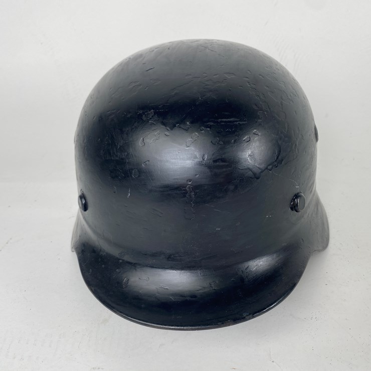 #82 • #4354 • WWII German M42 Steel Combat Helmet