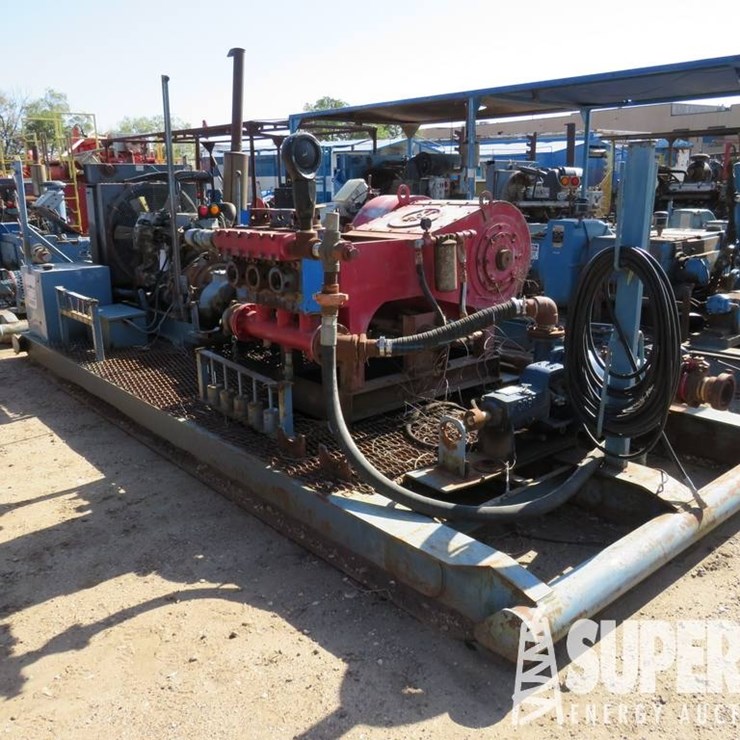 (5-79) KT 250 Triplex Mud Pump w/ Forged Steel Flu