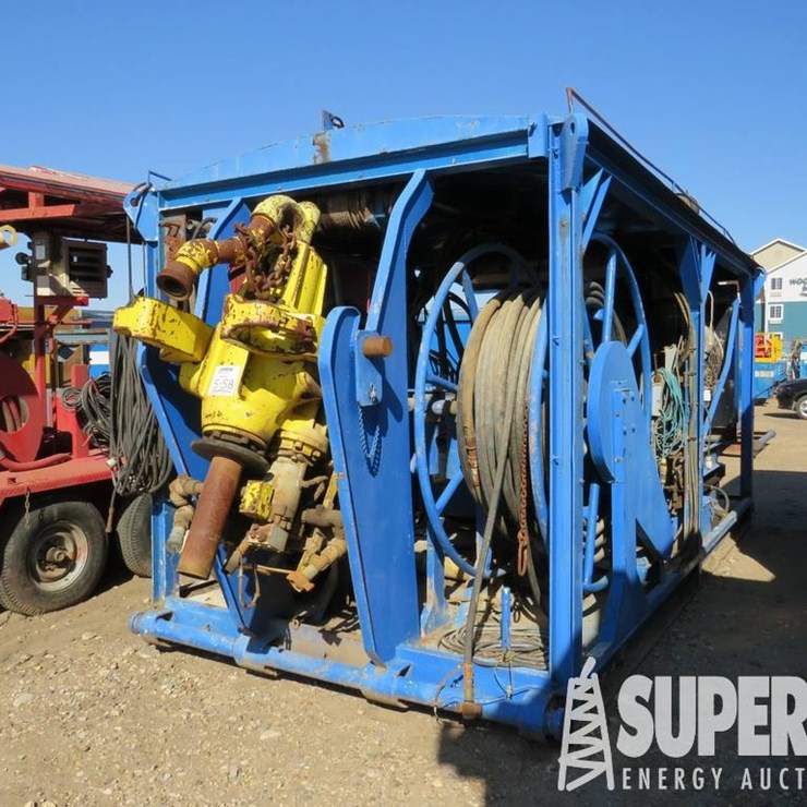(5-58) EVCO 120-Ton Power Swivel w/ HPU p/b DETROI