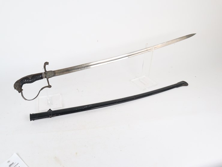 #57-•-#4341-•-wwi-german-lion's-head-officer's-sword-image-1