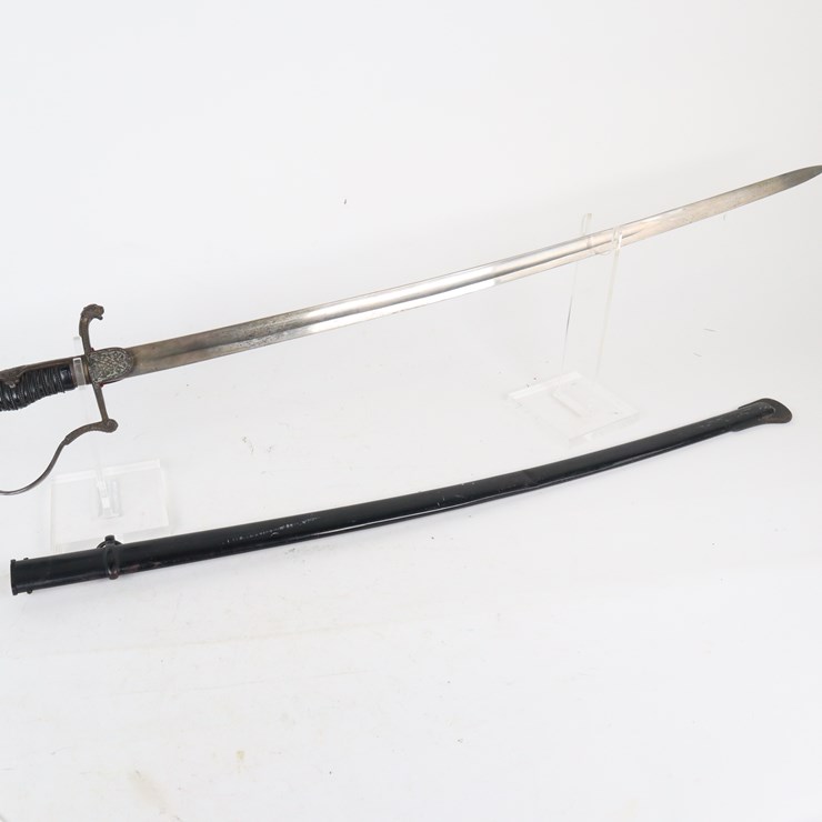 #57 • #4341 • WWI German Lion's Head Officer's Sword