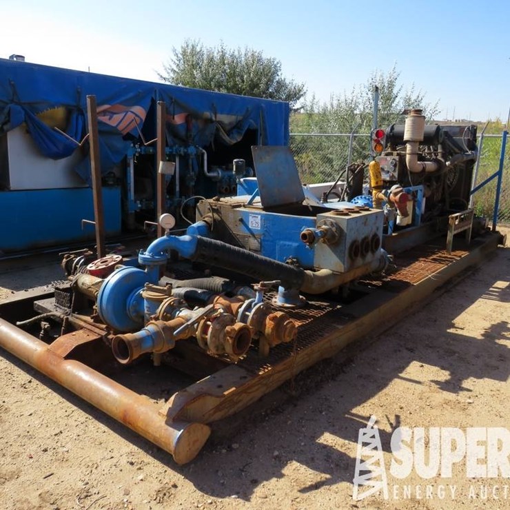 (5-75) NOV JWS-340 Triplex Mud Pump, S/N-59269, w/