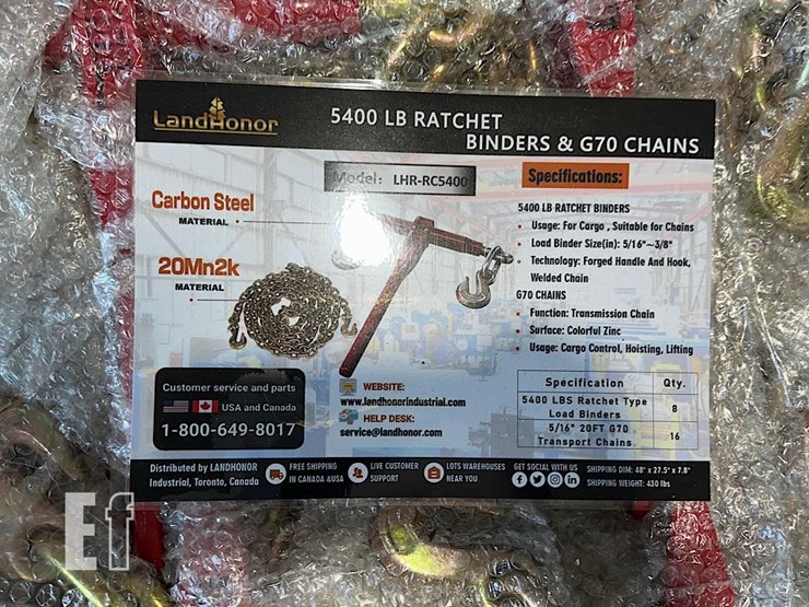 landhonor-5400#-ratchet-binders-&-g70-chains-image-2