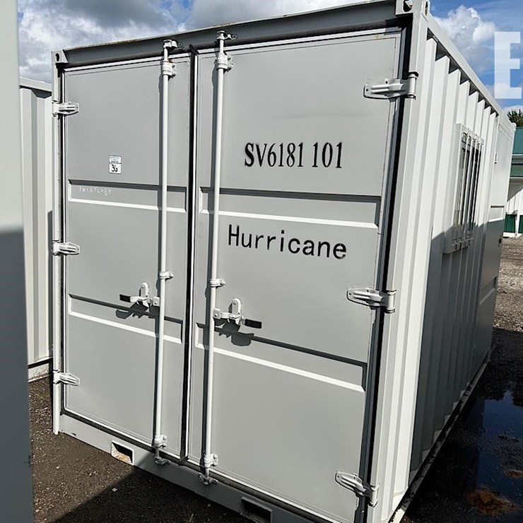 HURRICANE 7'X11'9"X8' SHIPPING CONTAINER
