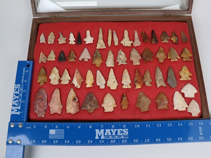 #19-•-#4164-•-(54)-framed-native-american-artifacts-image-2