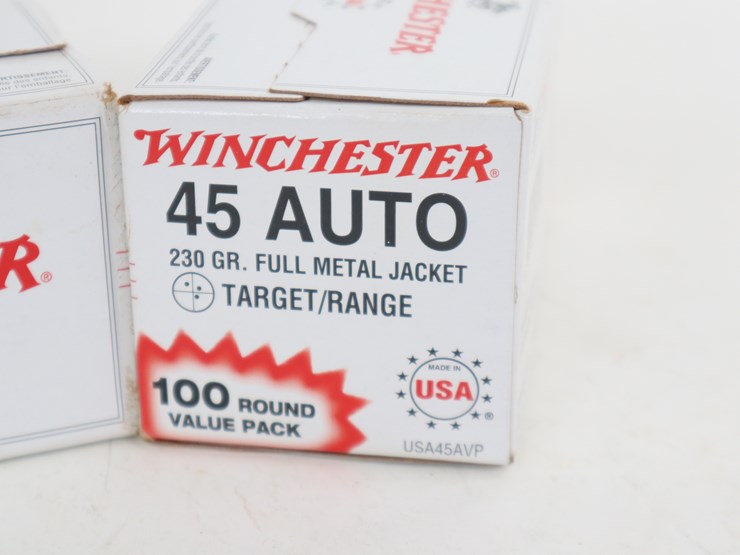 #92-•-#4098-•-(200rds)-winchester-45acp-target-fmj-ammunition-image-2