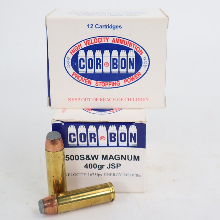 #99 • #4105 • (23rds) CorBon 500 S&W MAG JSP Ammunition