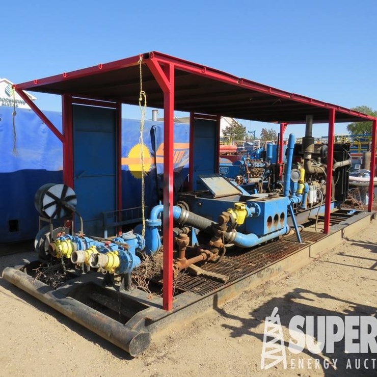 (5-76) NOV JWS-340 Triplex Mud Pump, S/N-62171, w/