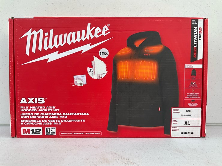 #1565-•-milwaukee-m12™-heated-axis™-hooded-jacket-(xl)-black-image-1