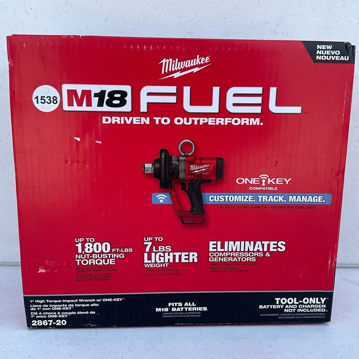#1538 • Milwaukee M18 FUEL™ 1" High Torque Impact Wrench