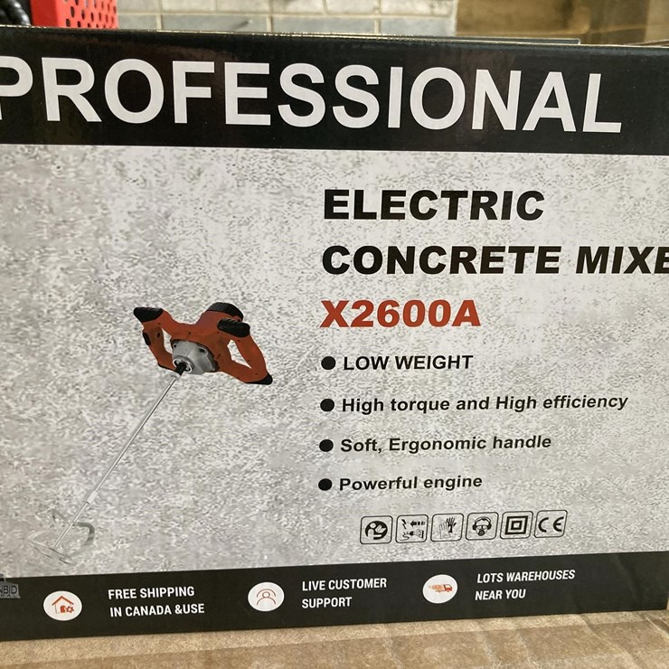 PROFESSIONAL X2600A CONCRETE MIXER 10048