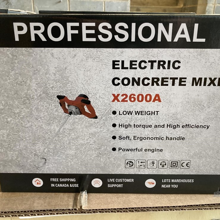PROFESSIONAL X2600A CONCRETE MIXER 10049