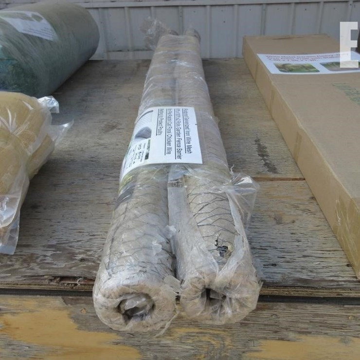 (2) 6' X 100' MESH CHICKEN WIRE ROLLS