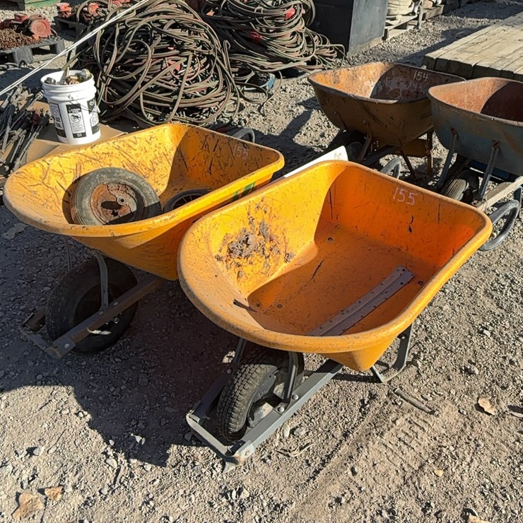 (2) WHEEL BARROWS SUPPORT EQUIPMENT