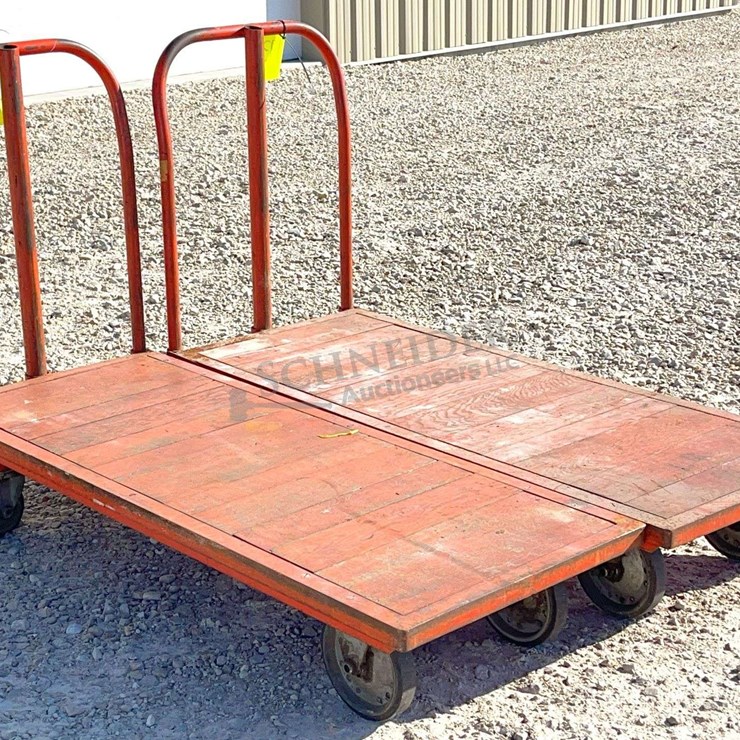2- 2'x5' rolling utility carts