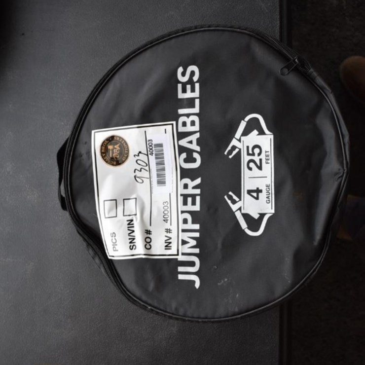 Future 25Ft 4 Gauge Jumper Cables with Carrying Case