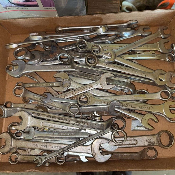 Large quantity of wrenches