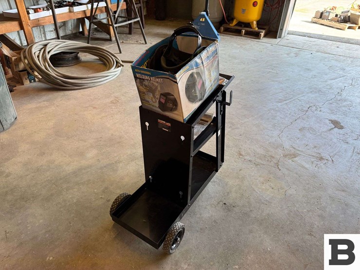 100lb-welding-cart-and-auto-darkening-welding-helmet-image-4