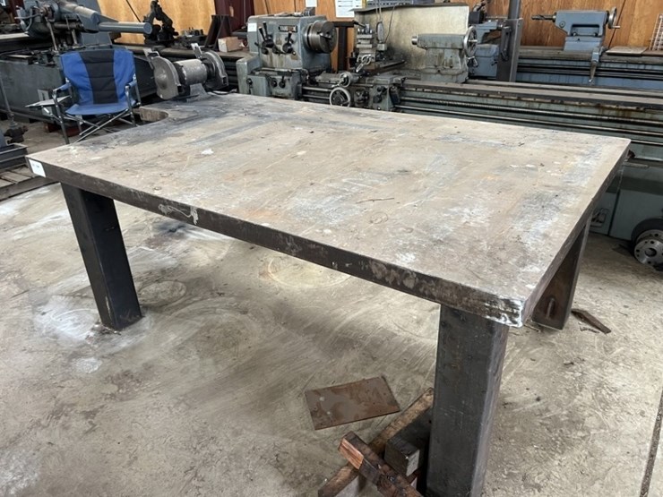 steel-table-w/eagle-grinder-image-1